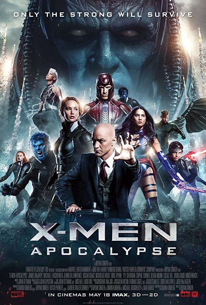 X MEN: APOCALYPSE (& RESHOOT)